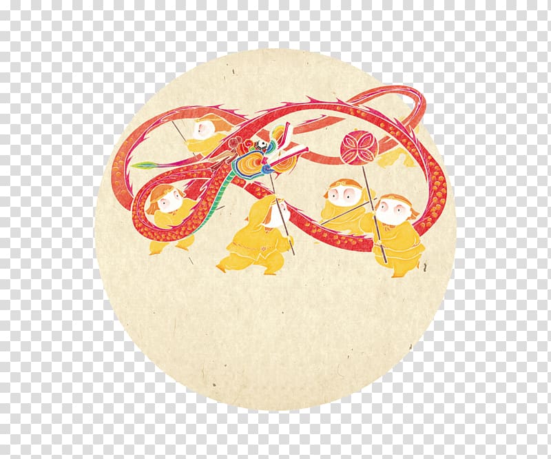 Dragon dance Mid-Autumn Festival, Mid-Autumn dragon dance transparent background PNG clipart