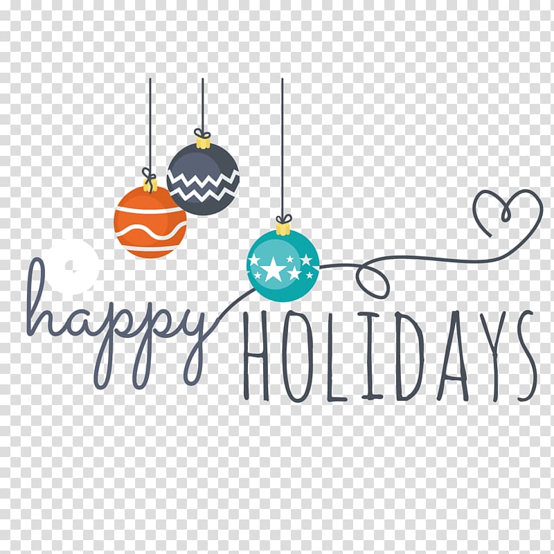 Holiday Winter vacation New Year , Happy winter WordArt transparent background PNG clipart