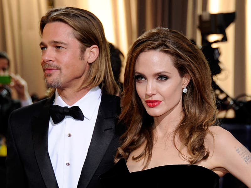 Angelina Jolie Brad Pitt Hollywood 84th Academy Awards Mr. & Mrs. Smith, angelina jolie transparent background PNG clipart