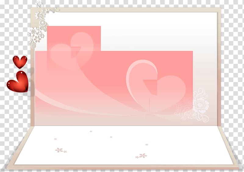 Greeting card Valentines Day White, notebook transparent background PNG clipart