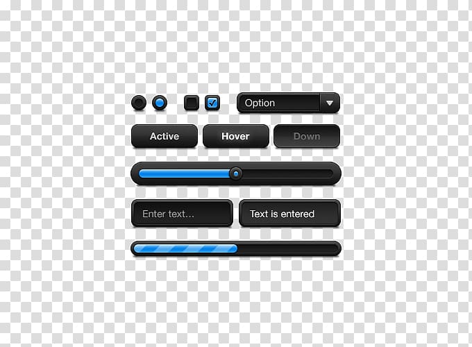 Streamlined UI elements transparent background PNG clipart