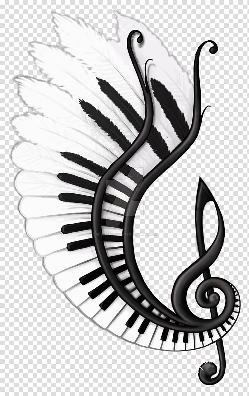 Drawing Musical note Sketch, song transparent background PNG clipart