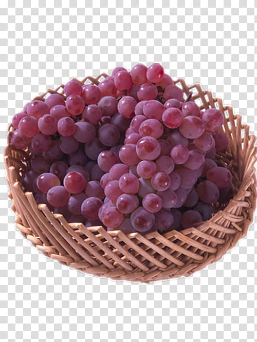 Kyoho Grape Seed Fruit, Basket of grapes transparent background PNG clipart