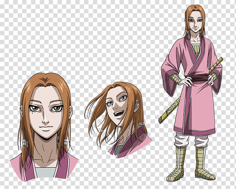 Kingdom Qin Anime Manga Pierrot, meng meng transparent background PNG clipart