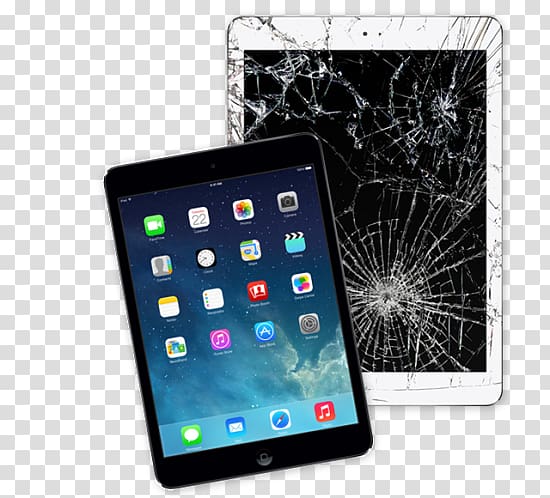 iPad Mini 2 iPad Air iPad 2 iPad 3, cracked phone transparent background PNG clipart