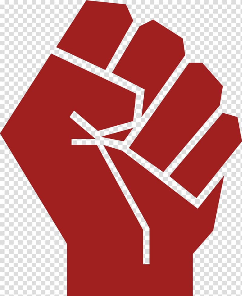 Black Power Revolution Raised fist African-American Civil Rights Movement Black Panther Party, symbol transparent background PNG clipart