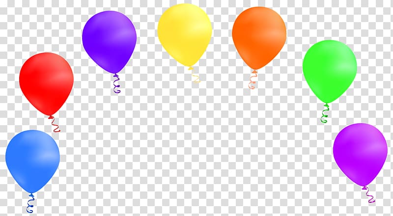 assorted-color balloon lot illustration, Birthday Gift Party Anniversary Greeting card, Balloons transparent background PNG clipart