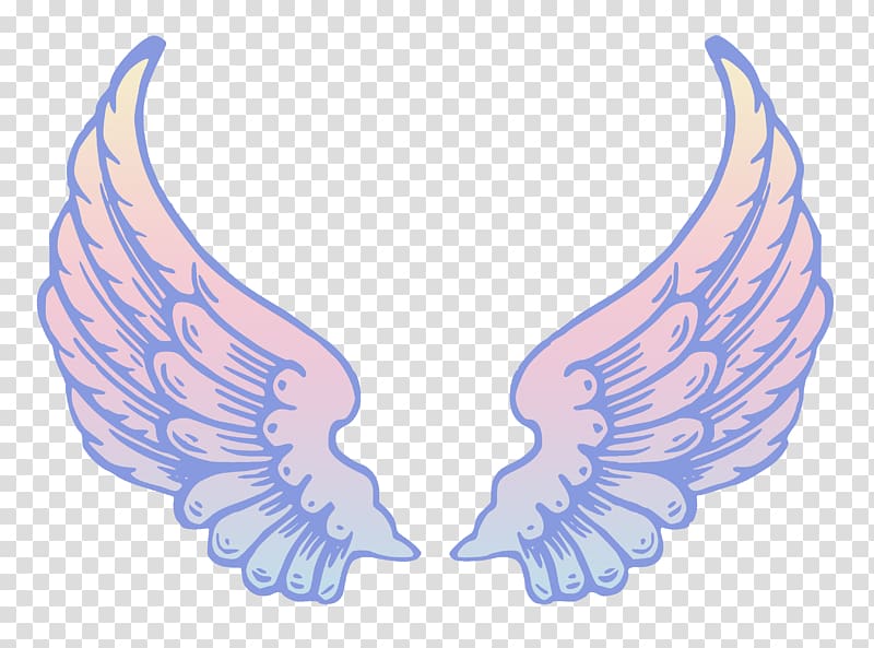 white wings illustration, Angel Drawing , Heaven Halo transparent background PNG clipart
