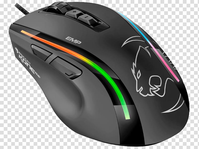 Roccat Kone EMP Max Performance RGB Gaming Mouse 12000dpi Computer mouse Computer keyboard ROCCAT Kone Pure, Computer Mouse transparent background PNG clipart