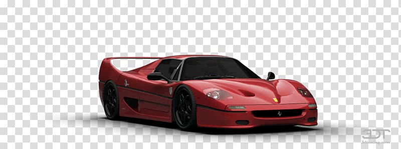 Model car Luxury vehicle Motor vehicle Automotive design, Ferrari F50 transparent background PNG clipart