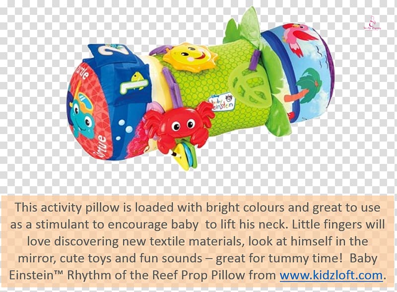 Infant Baby Einstein plastic Toy Pillow, lift every voice sing transparent background PNG clipart