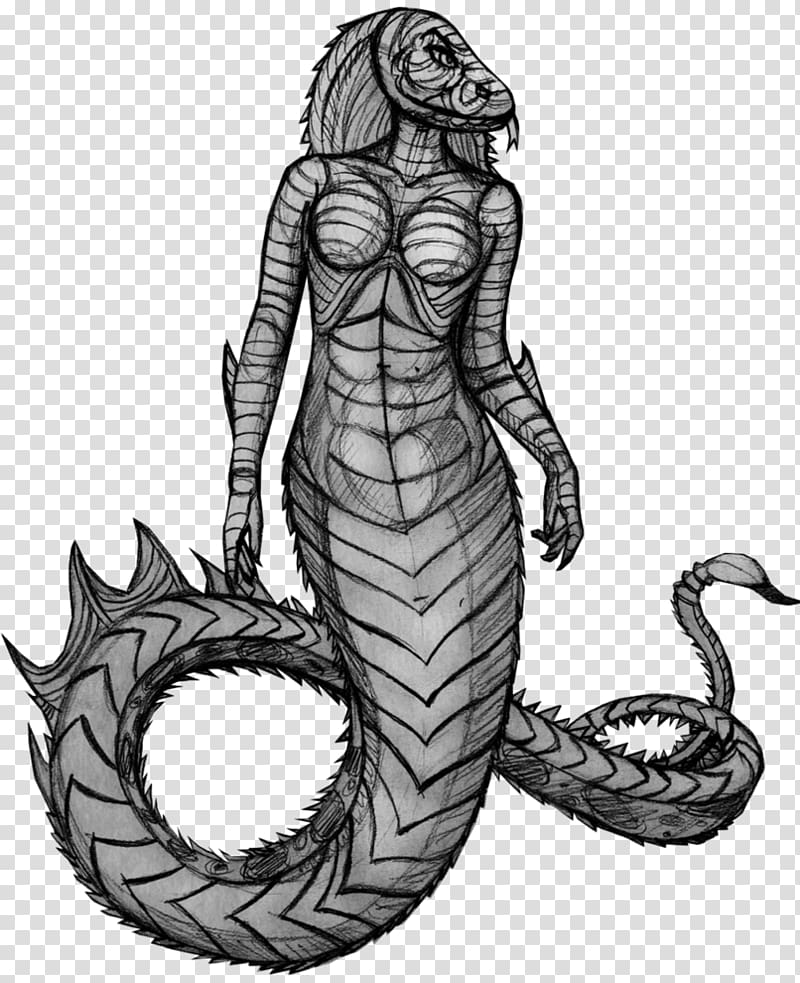 Serpent Snake Nāga Drawing King cobra, snake transparent background PNG clipart