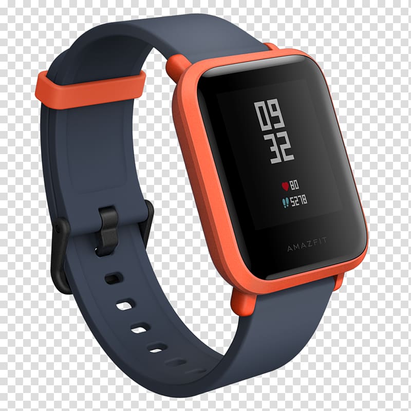 GPS Navigation Systems Smartwatch Amazfit Bip Xiaomi, watch transparent background PNG clipart