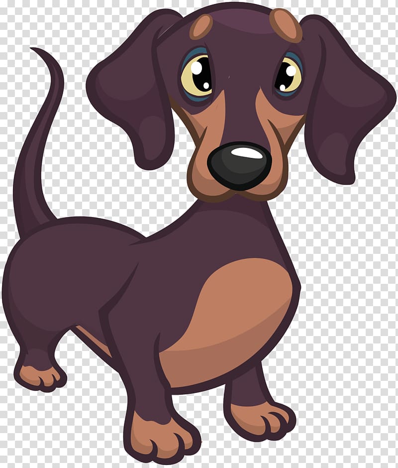 Free download Dachshund Puppy Cartoon, puppy transparent
