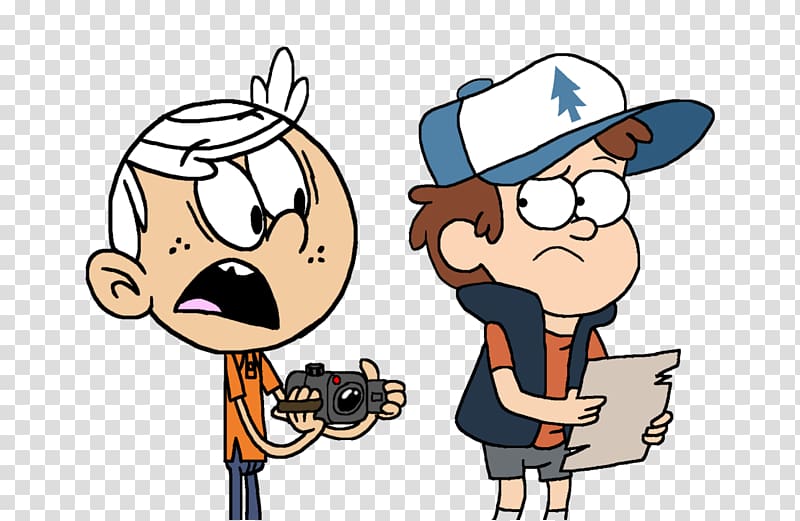 Dipper Pines Bill Cipher Mabel Pines Lincoln Loud Luan Loud, The Loud House transparent background PNG clipart