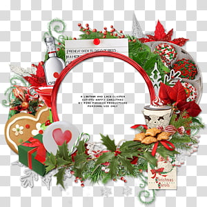 Flower Christmas decoration Floral design Christmas ornament, tags transparent background PNG clipart thumbnail