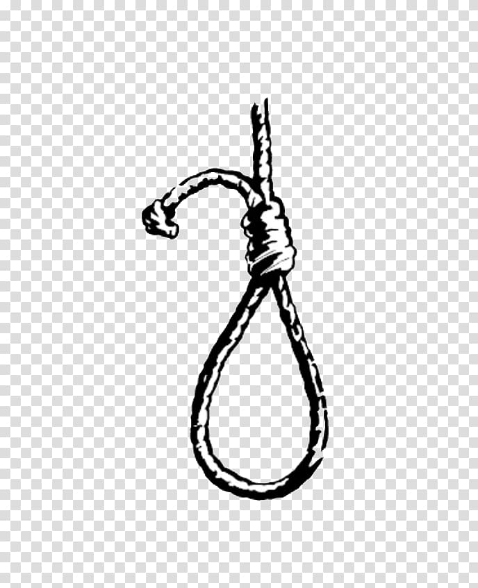Rope Hemp, He hung himself with a rope transparent background PNG