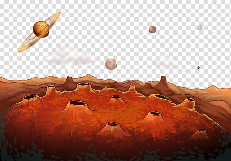 planets illustration, Outer space Planet Illustration, Planet transparent background PNG clipart