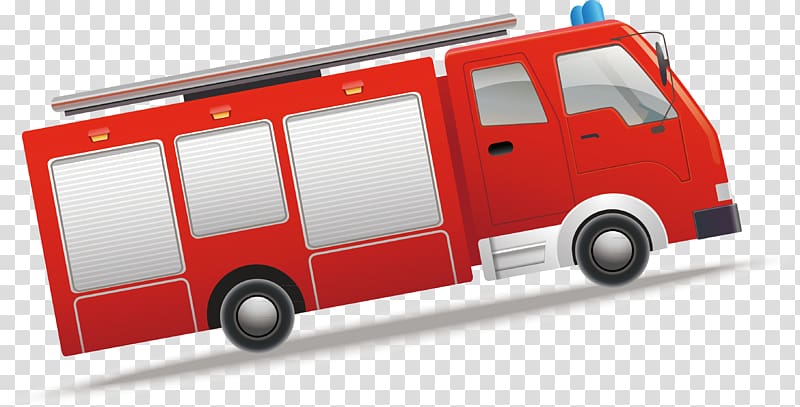 Fire engine Car, Police design decoration transparent background PNG clipart