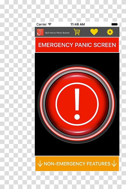 App store Screenshot Review, panic button transparent background PNG clipart