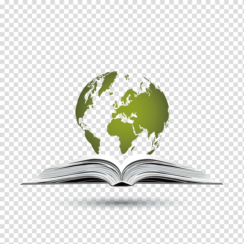 Globe World map, book and earth transparent background PNG clipart