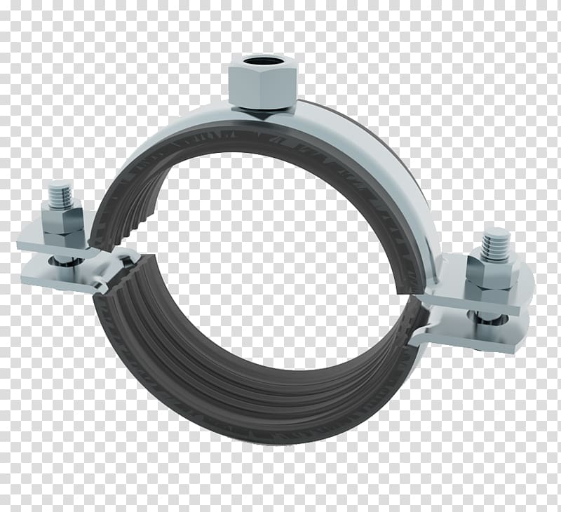 Hose clamp Steel Bolt Pipe clamp, screw transparent background PNG clipart