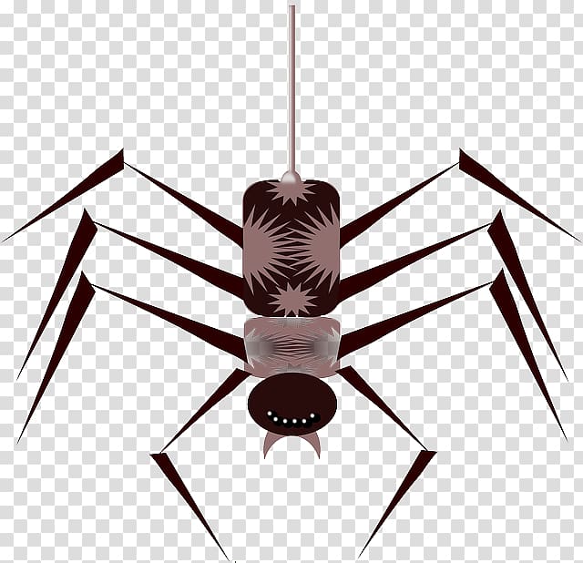 Spider web Cartoon , Cartoon Bug transparent background PNG clipart
