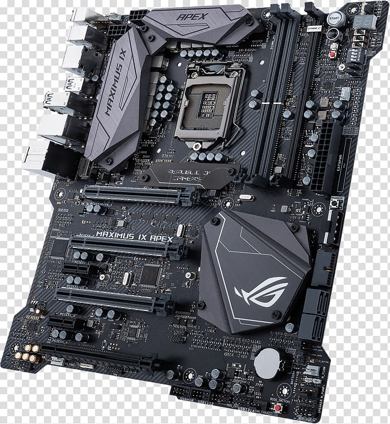 Kaby Lake ASUS ROG Maximus IX Apex Motherboard LGA 1151, others transparent background PNG clipart