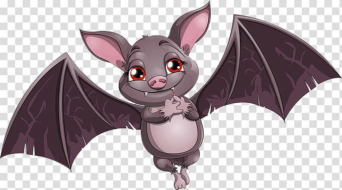 bat character , Bat Cartoon illustration Illustration, Bat transparent background PNG clipart