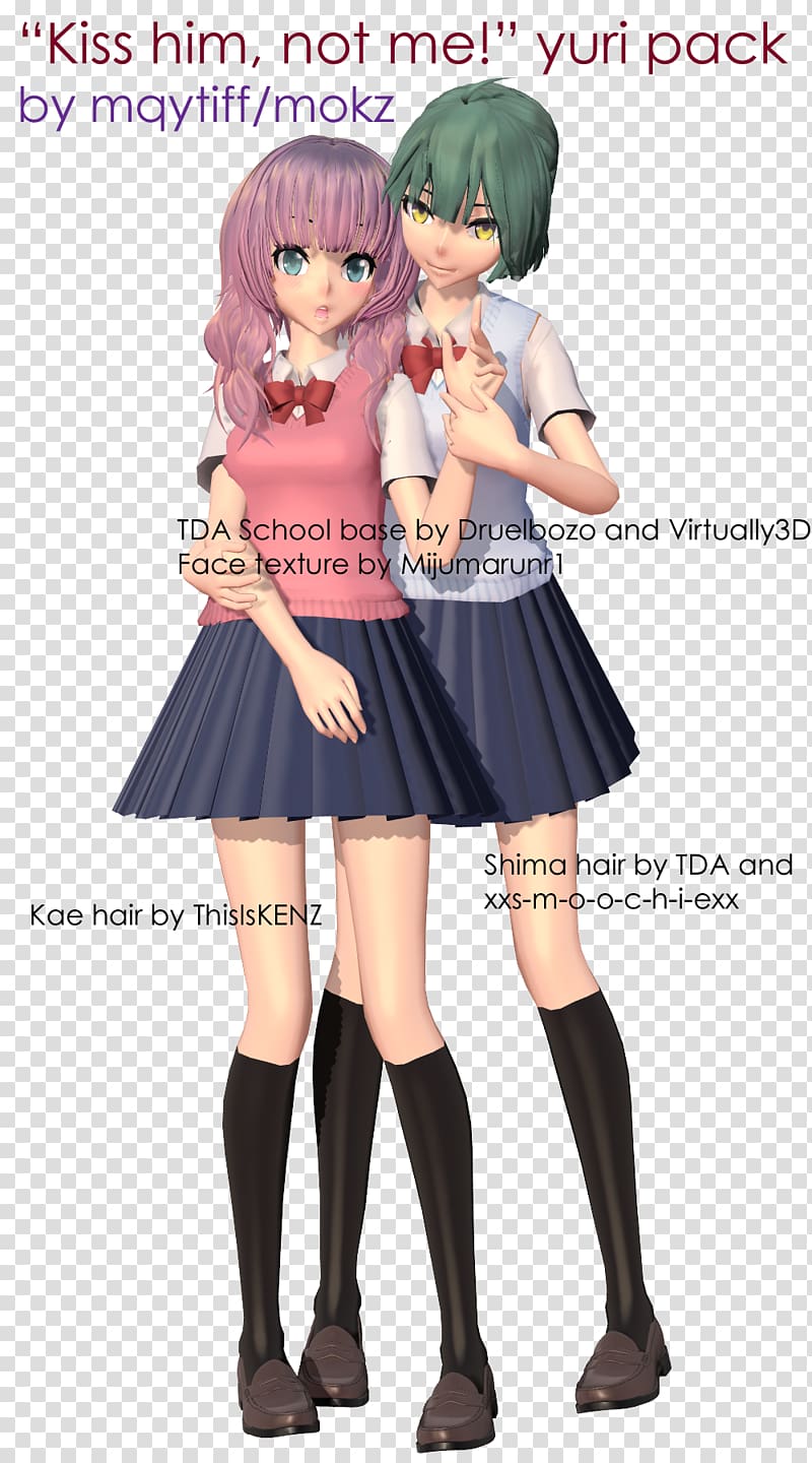 Kiss Him, Not Me Friendship Anime School uniform, kiss, friendship,  cartoon, girl png