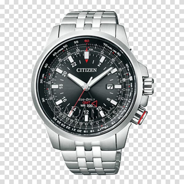 Eco-Drive Analog watch Citizen Holdings Water Resistant mark, watch transparent background PNG clipart