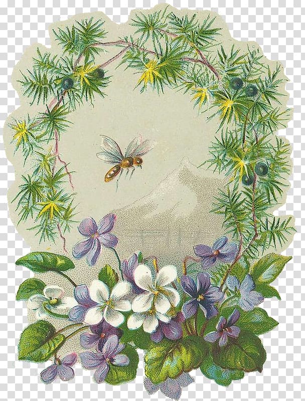 Bokmärke Floral design Portable Network Graphics , Violet Flyer Design transparent background PNG clipart