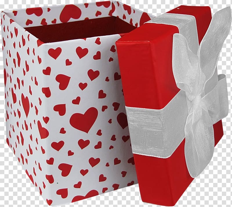 Gift Valentines Day, Heart Gift transparent background PNG clipart