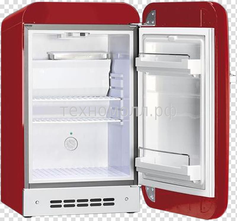 Refrigerator Smeg FAB10 Minibar SMEG Smeg '50 FAB5RNE, refrigerator transparent background PNG clipart