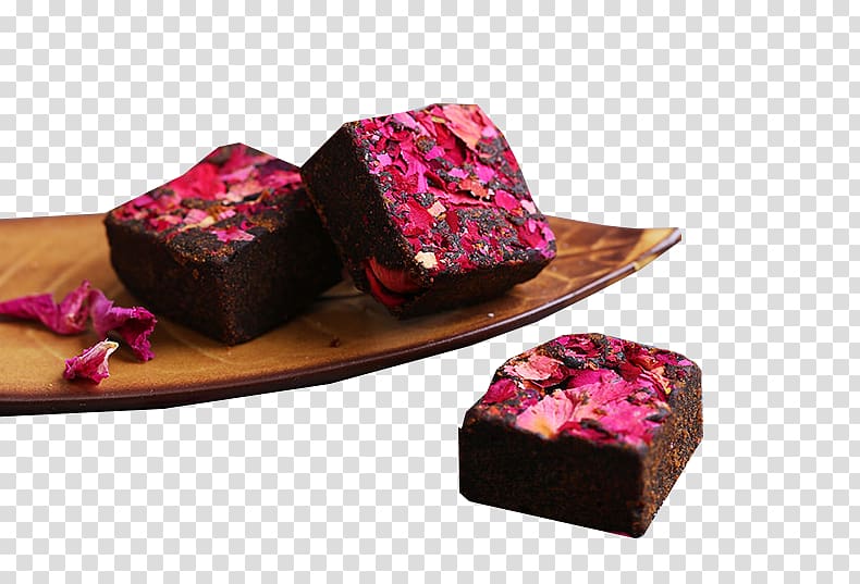 Beach rose Fudge Brown sugar, Rose flavored black candy transparent background PNG clipart