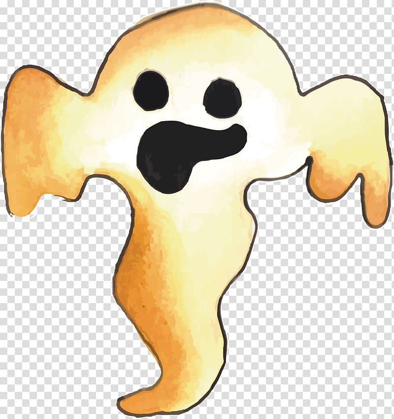 Dog Horror Ghost, Hand painted horror phantoms transparent background PNG clipart