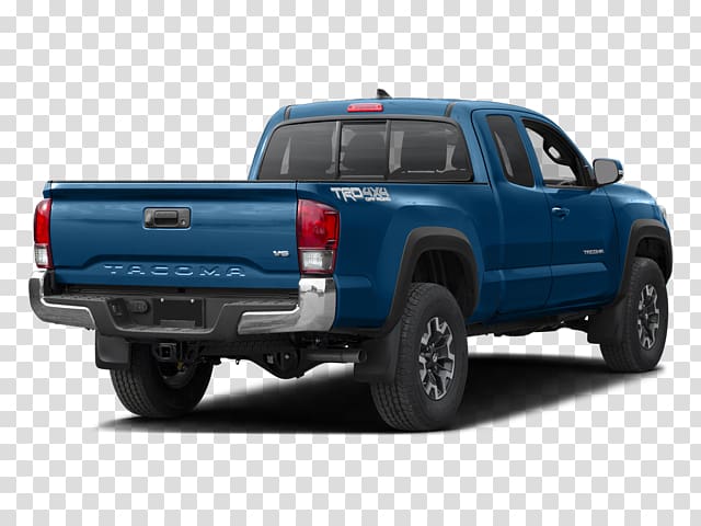 2018 Toyota Tacoma TRD Off Road Access Cab 2018 Toyota Tacoma SR5 Access Cab Car Four-wheel drive, off road vehicle transparent background PNG clipart