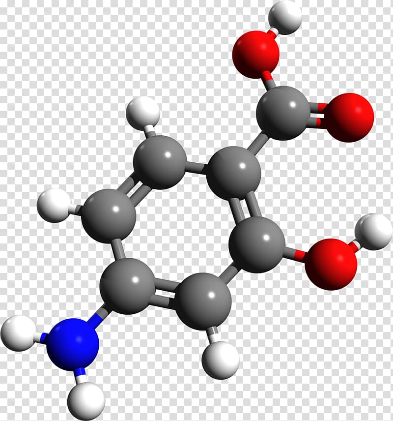 4-Aminosalicylic acid Mesalamine Serotonin Chemical structure, Aminophenol transparent background PNG clipart