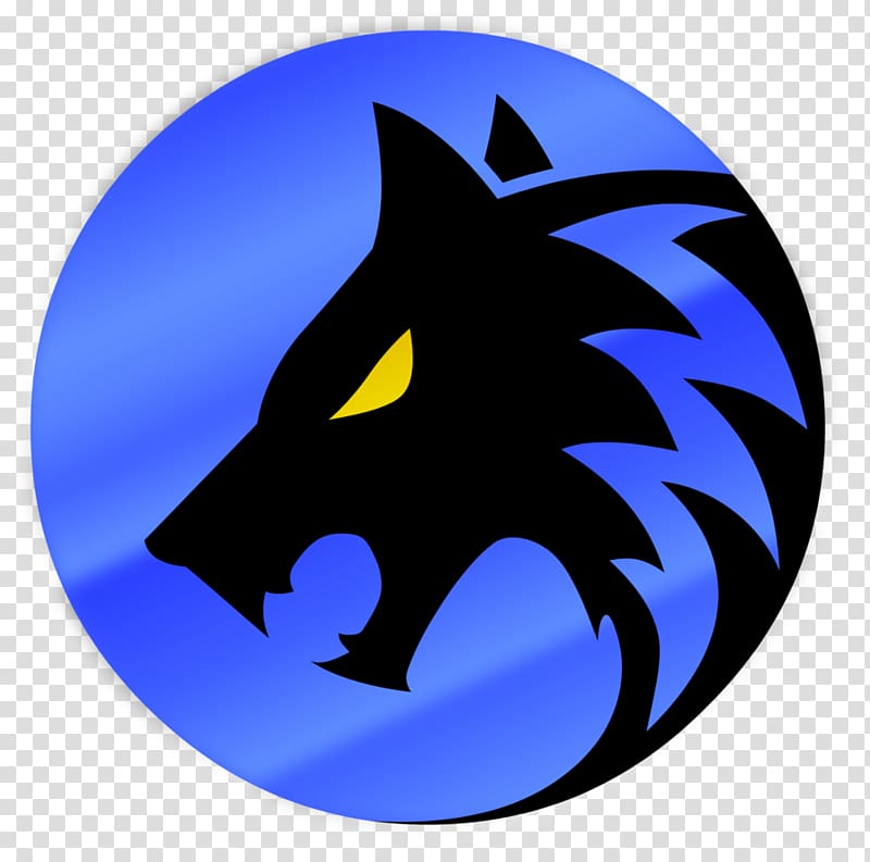 Emblem Logo Canidae Puppy Black wolf, little superman transparent background PNG clipart