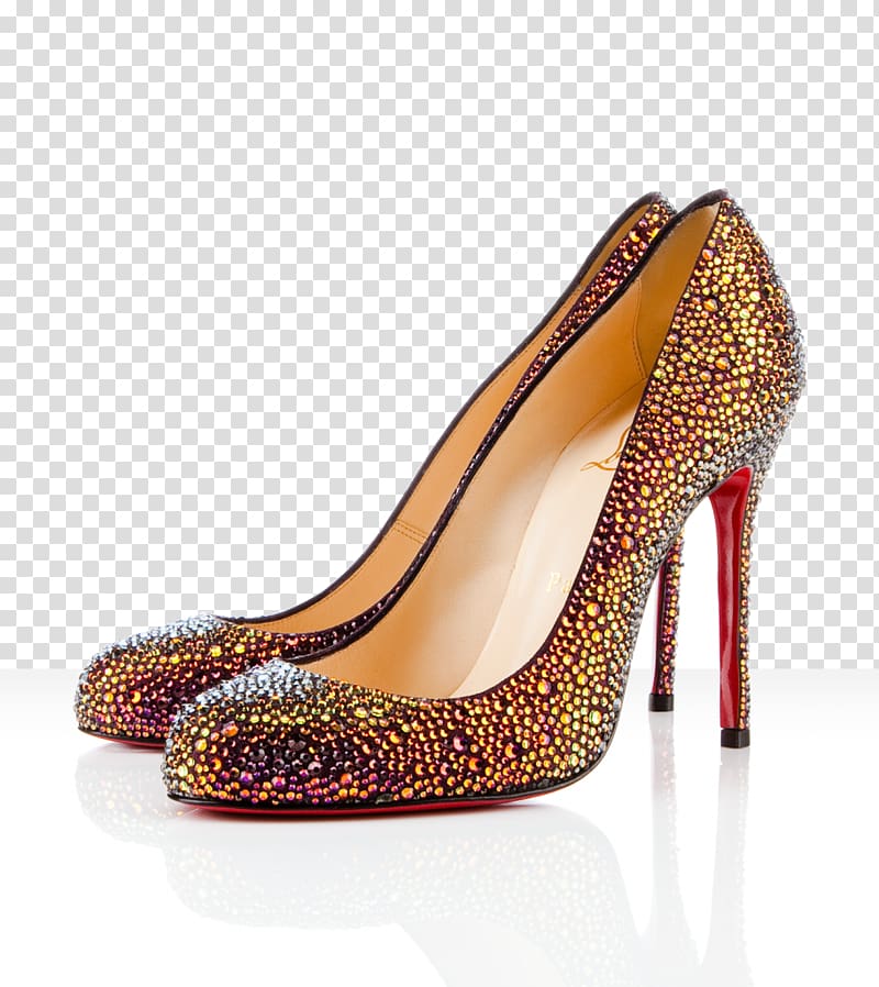 Court shoe High-heeled footwear Volcano Boot, louboutin transparent background PNG clipart