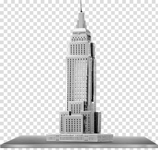 Empire State Building Chrysler Building Eiffel Tower Metal, building transparent background PNG clipart