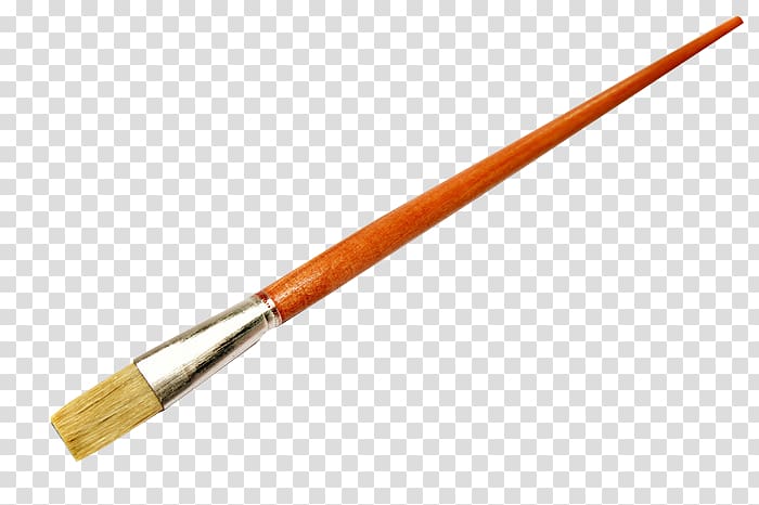 Orange Paint Brush Illustration Paintbrush Paint Brush Transparent