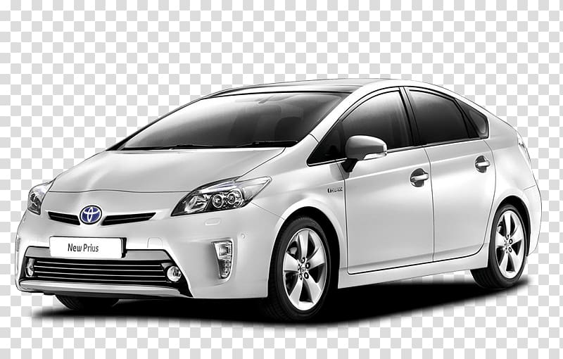 white Toyota Prius sedan, Prius Toyota transparent background PNG clipart