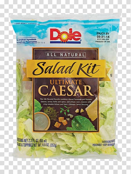 Caesar salad Vegetarian cuisine Chef salad Dole Food Company, caesar salad transparent background PNG clipart