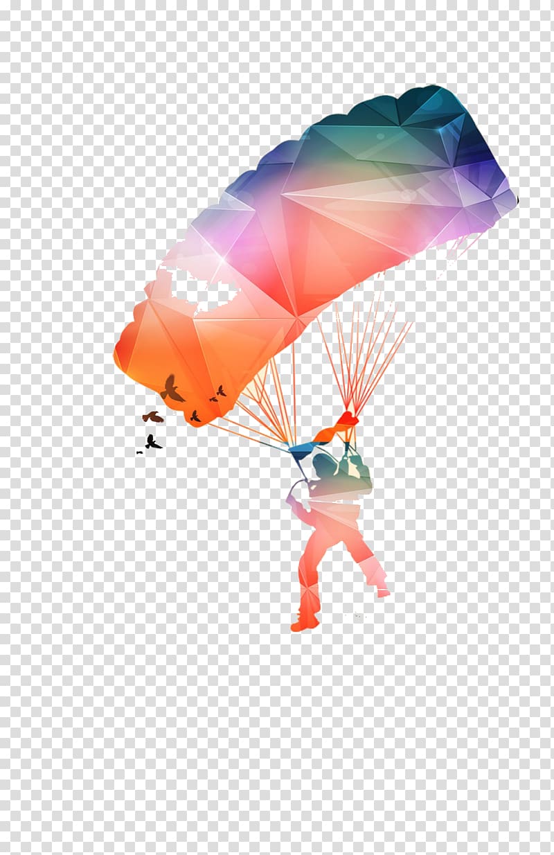 parachute transparent background PNG clipart