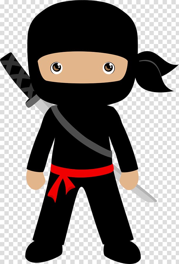 Ninja Child , Geeky transparent background PNG clipart