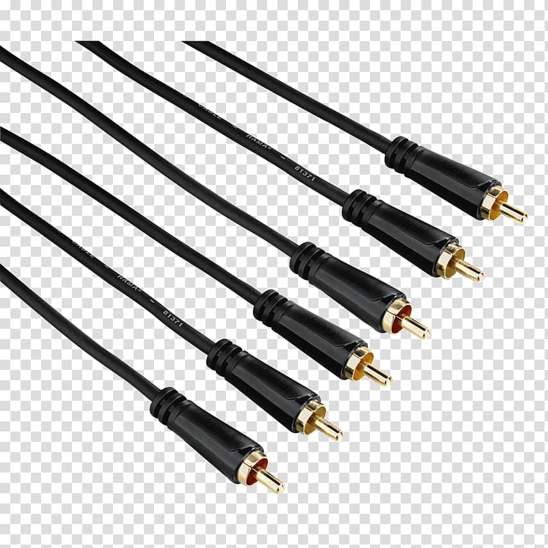RCA connector Electrical cable HDMI Coaxial cable Adapter, cable plug transparent background PNG clipart