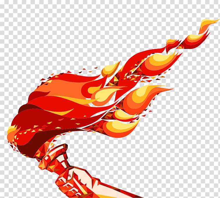 Torch Illustration, Hand holding torch illustrations HD dodge the material transparent background PNG clipart