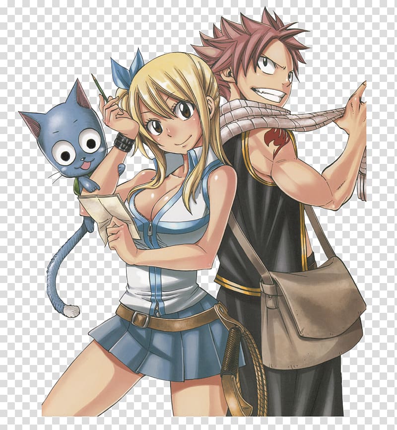 Natsu Dragneel Lucy Heartfilia Erza Scarlet Wendy Marvell Fairy Tail, fairy tail transparent background PNG clipart