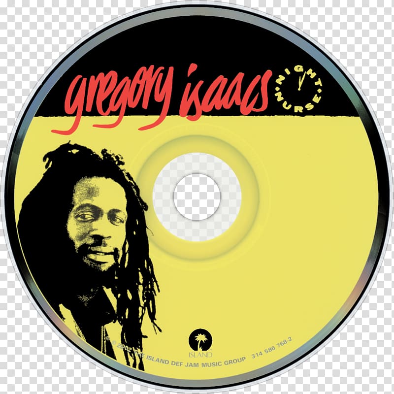 Gregory Isaacs Compact disc Night Nurse Album cover, Musical Night transparent background PNG clipart